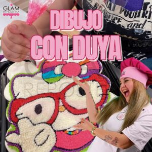 Diseño de GLAM que representa el curso de Curso de Dibujo con Duya